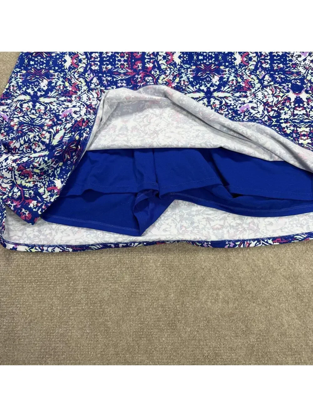 Tranquility by Colorado Clothing Skort XXL XX-Large Blue Pink Abstract Athletic